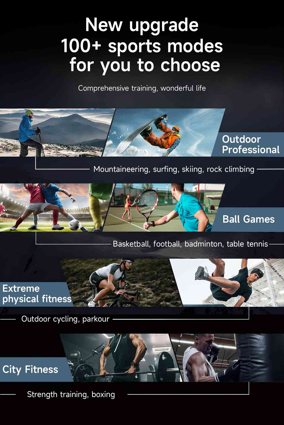 NORTH EDGE Velocity Series v2 Large Screen Smart Watch image 7