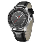 NORTH EDGE Tactical Evoque 3 Classic Aviation Solar Drive Leather Watch image 1
