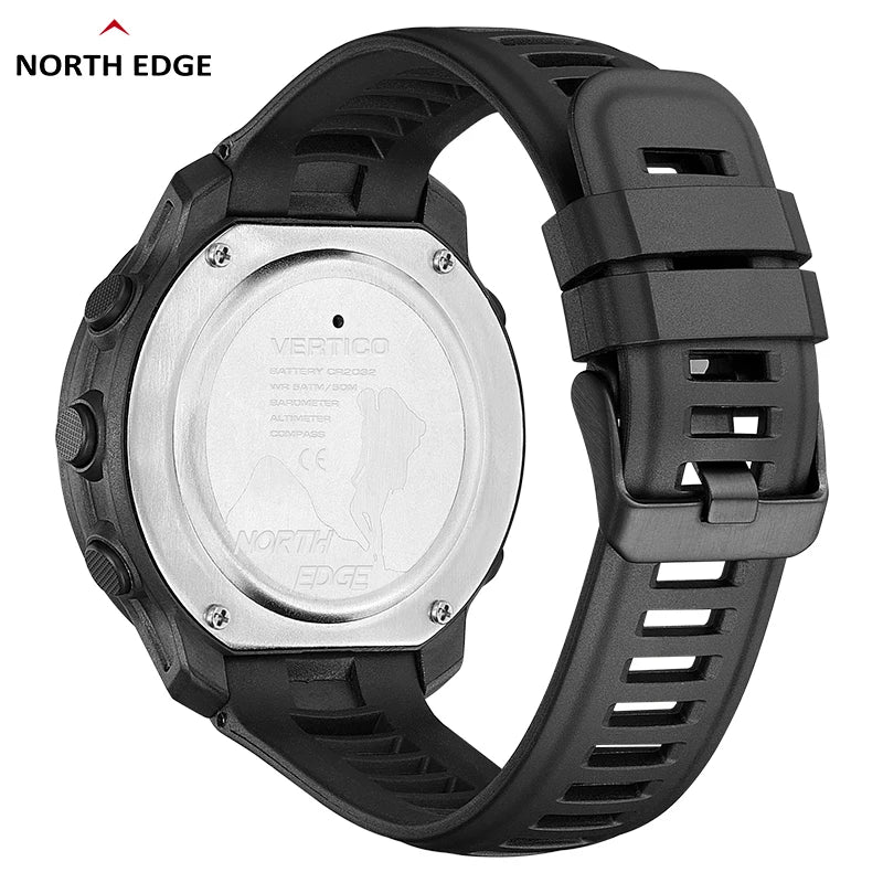 NORTH EDGE Tactical Vertico Carbon Fibre Watch Black image 4