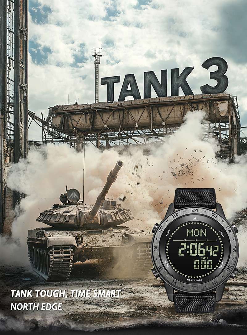 NORTH EDGE Tank 3 Tactical Watch image 6