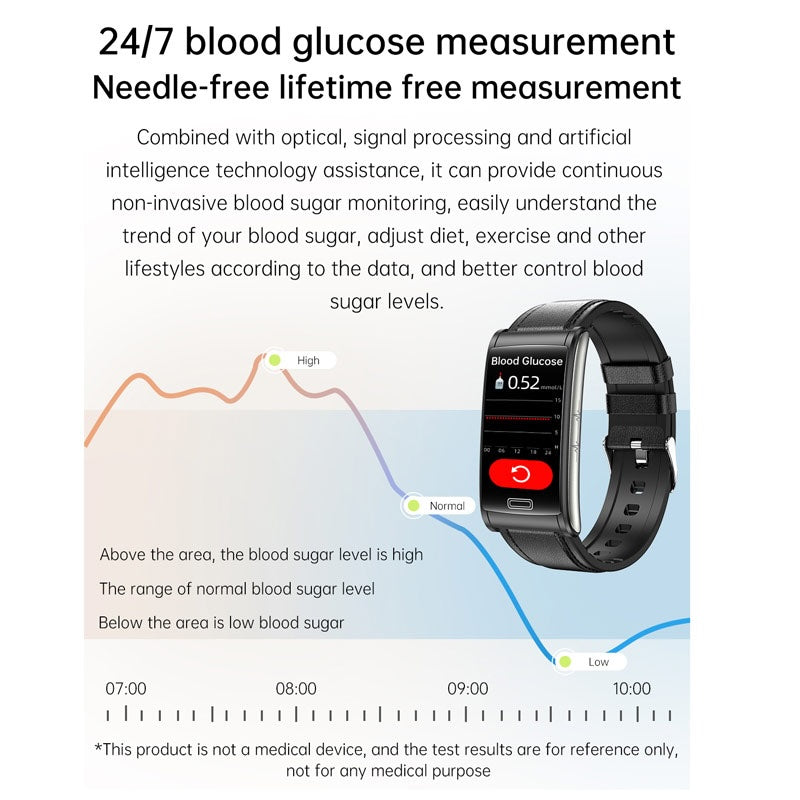 NORTH EDGE intelli SLIM Advance Bracelet Smart Watch Glucose ECG image 15