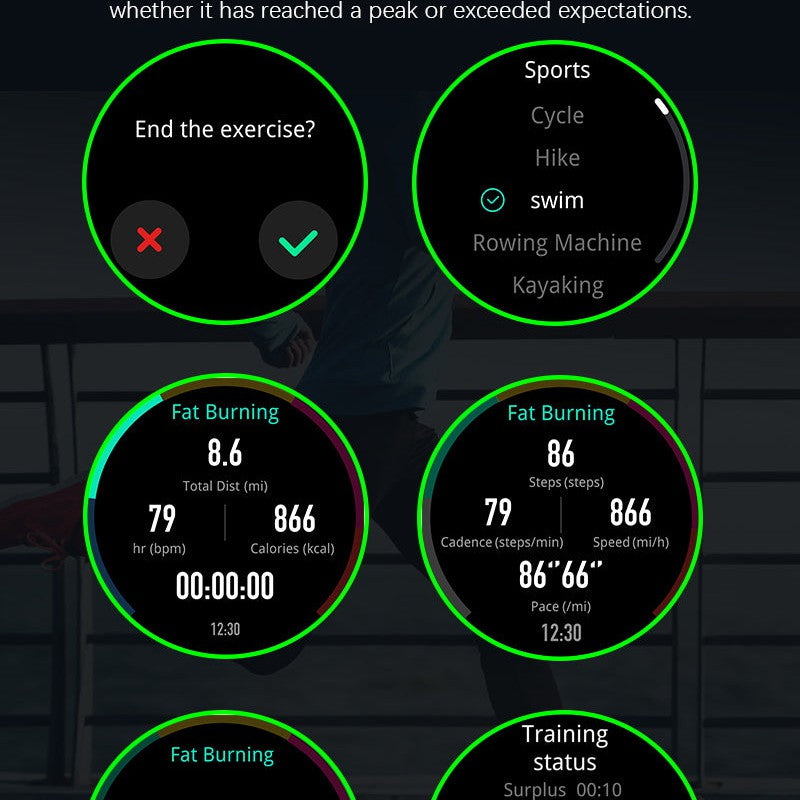 NORTH EDGE Tactical Cross Fit 3 GPS Smart Watch image 7