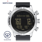 NORTH EDGE Tactical Aqua Scuba Dive Watch Black image 15